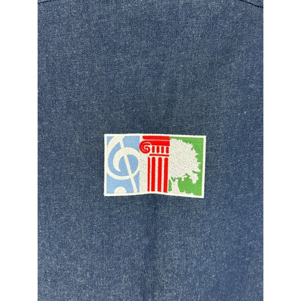 Savannah Luggage Works Denim Hanging Clothing Suit Bag Cover Made in USA V8